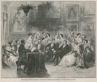 Mr. Charles Kemble liest Shakespeare von English School