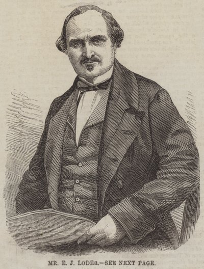 Mr E J Loder (gravyr) av English School