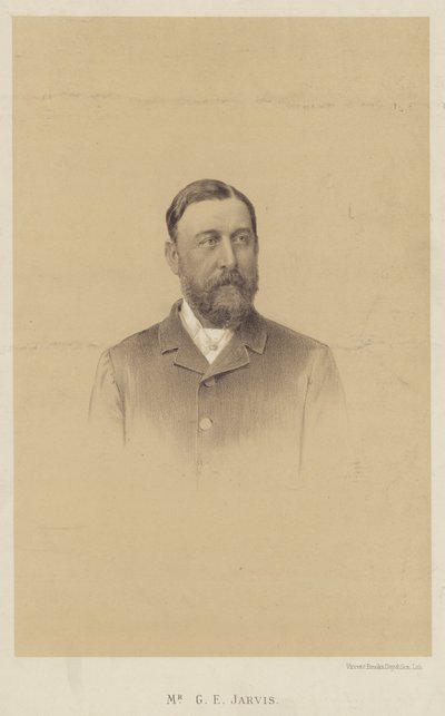 Herr G E Jarvis (litho) av English School