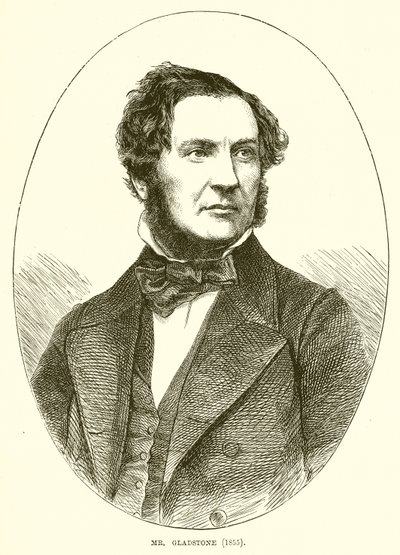 Mr Gladstone (1855) av English School