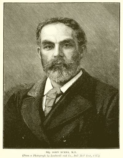 Mr. John Burns, M.P av English School