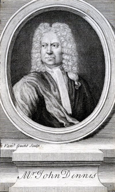 Mr John Dennis (1658-1734) av English School