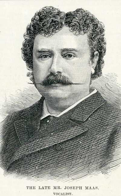 Mr Joseph Maas (1847-1886), Illustration för grafiken av English School