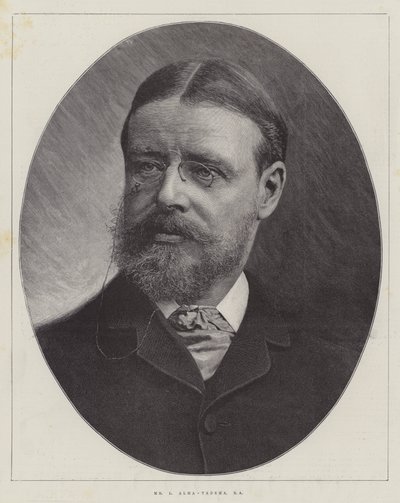 Mr L Alma-Tadema, RA (gravyr) av English School