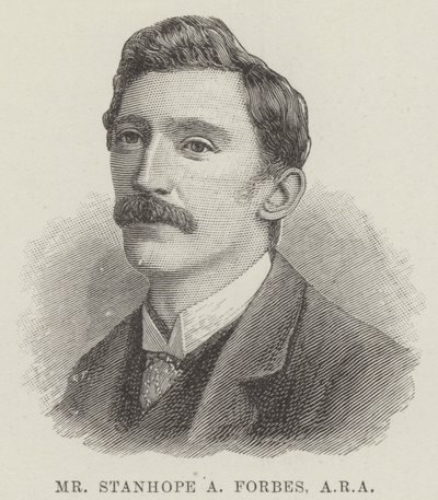 Mr Stanhope A Forbes, ARA (gravyr) av English School