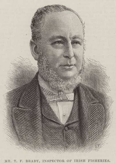 Mr TF Brady, Inspector of Irish Fisheries (gravyr) av English School