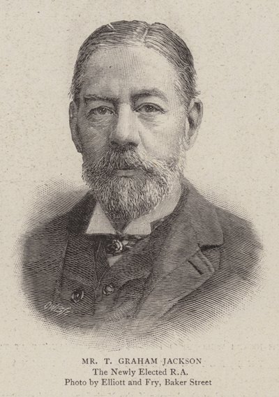 Mr T Graham Jackson (gravyr) av English School