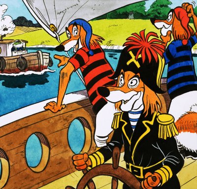 Herr Padda och hundpirater av English School