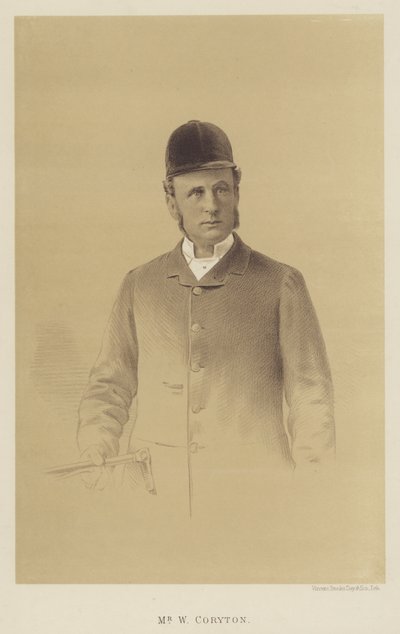 Herr W Coryton (litho) av English School