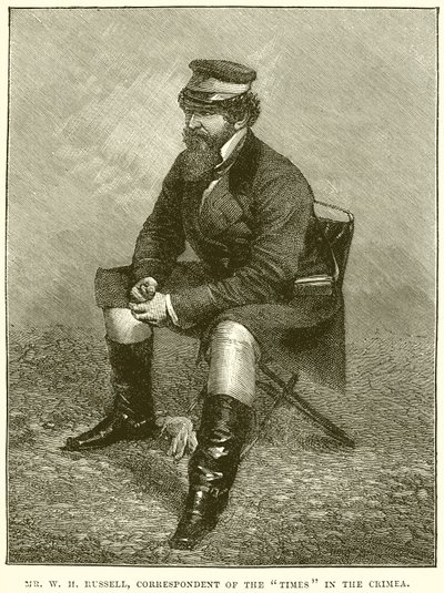 W. H. Russell, korrespondent för Times på Krim av English School