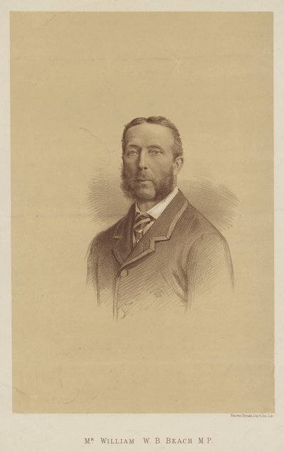 Mr William W B Beach, MP (litho) av English School