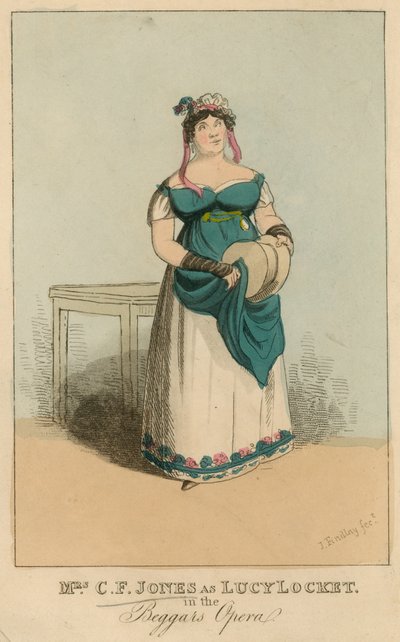 Mrs CF Jones som Lucy Locket i Beggars Opera av English School