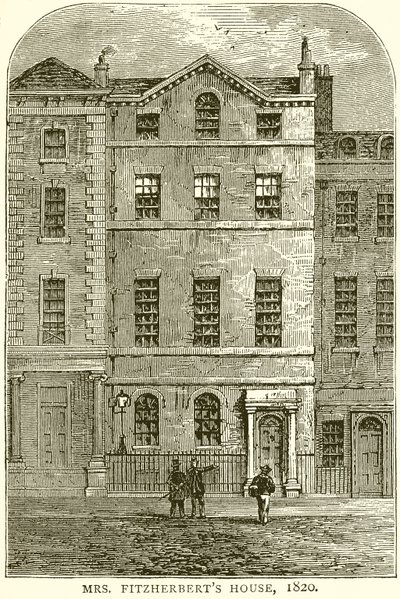 Fru Fitzherberts hus, 1820 av English School