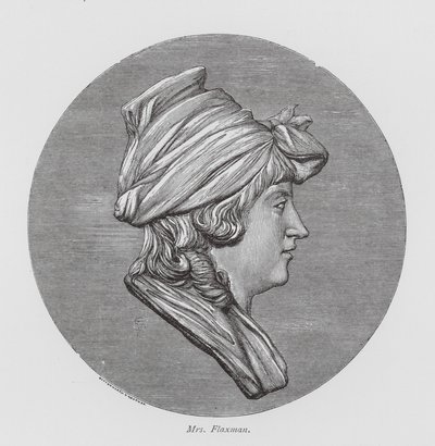 Mrs Flaxman (gravyr) av English School