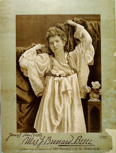 Mrs J Bernard Beere av English School