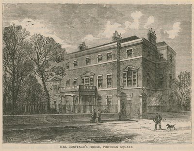 Mrs Montagu House, Portman Square, London av English School