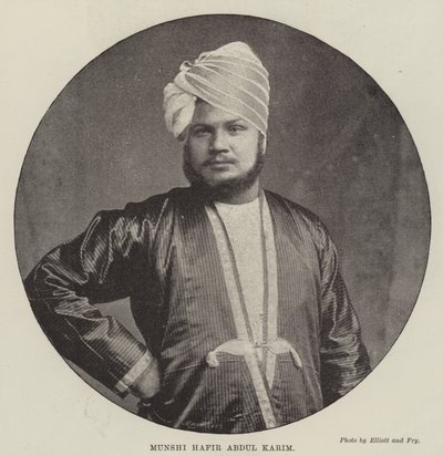 Munshi Hafir Abdul Karim (gravyr) av English School