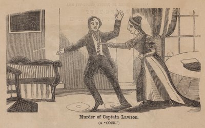 Mordet på kapten Lawson (gravyr) av English School