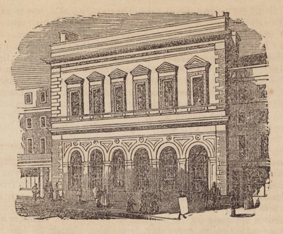 Museum för ekonomisk geologi (gravyr) av English School