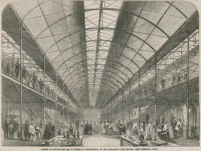 Museum of Science and Art håller på att byggas, på Kensington Gore Estate av English School