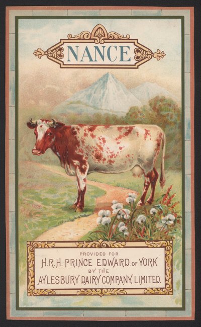 Nance, reklam för Aylesbury Dairy Company av English School