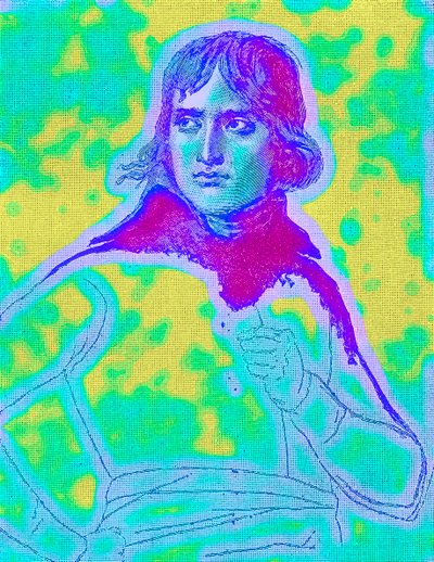 Napoleon Bonaparte, förste konsul, illustration från History of England av H. O. Arnold-Foster, publicerad 1897 (digitalt förbättrad bild) av English School