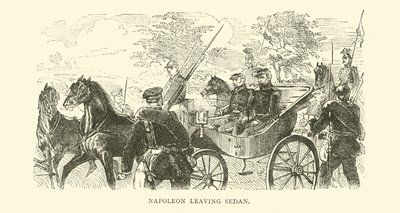 Napoleon lämnar Sedan, september 1870 av English School