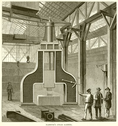 Nasmyths Steam Hammer av English School