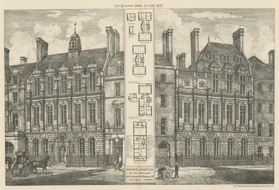National Hospital for the Deformed, Great Portland Street och Bolsover Street av English School