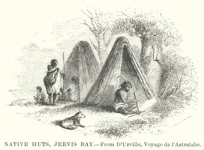 Native Huts, Jervis Bay (gravyr) av English School