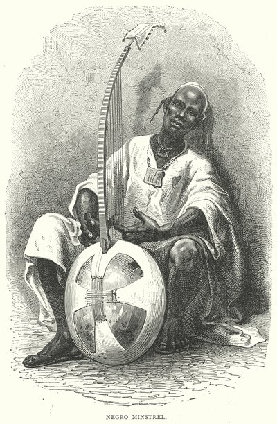 Negro Minstrel (gravyr) av English School