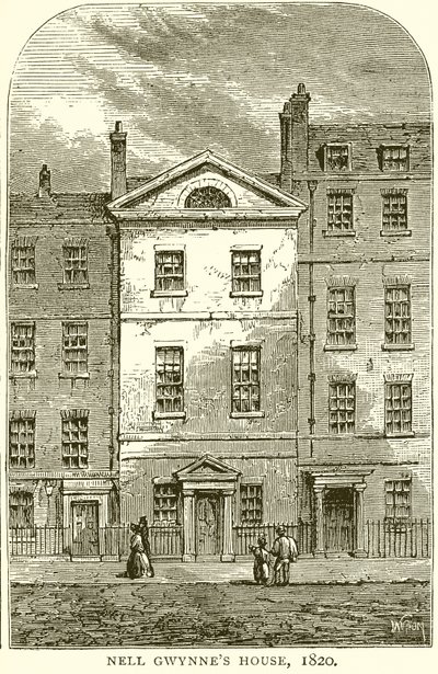 Nell Gwynnes hus, 1820 av English School