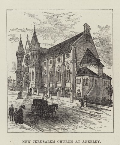New Jerusalem Church at Anerley (gravyr) av English School