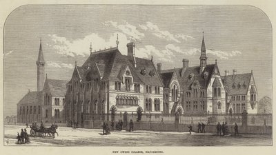 New Owens College, Manchester (gravyr) av English School