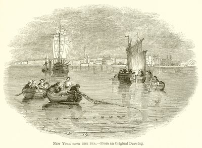 New York från havet av English School