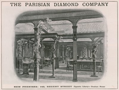Nya lokaler för The Parisian Diamond Company, 143 Regent Street, London av English School