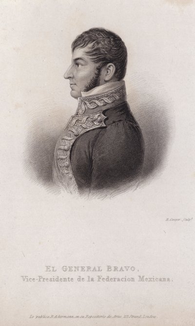 Nicolas Bravo, mexikansk soldat och politiker av English School
