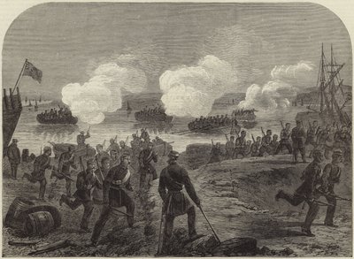 Nattattack av Kent Artillery Volunteers i Ore Creek av English School