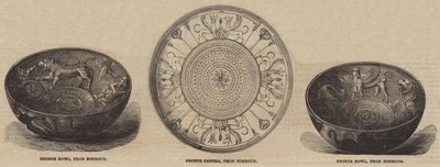 Nimroud Antiquities i British Museum (gravyr) av English School