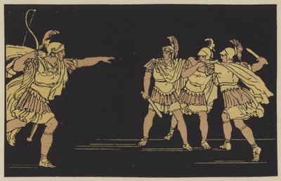 Nisus och Euryalus (färgbilder) av English School