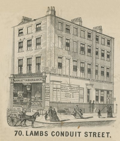 Nr 70 Lambs Conduit Street av English School