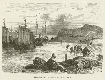 Nordmän landar i England av English School