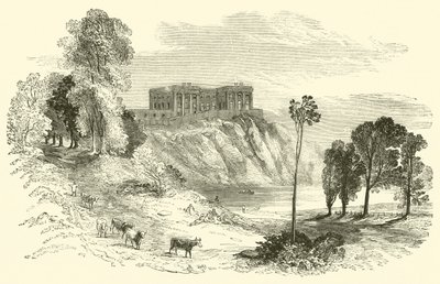 Nottingham Castle (gravyr) av English School