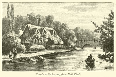Nuneham Backwater, från Hall Field av English School