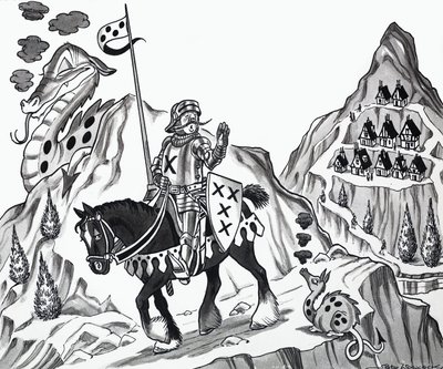 Illustration av barnvisor av English School