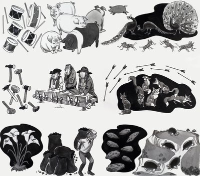 Nursery rim illustration av English School