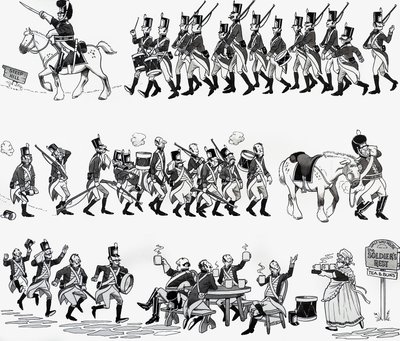 Barnramsillustration: Grand Old Duke of York av English School