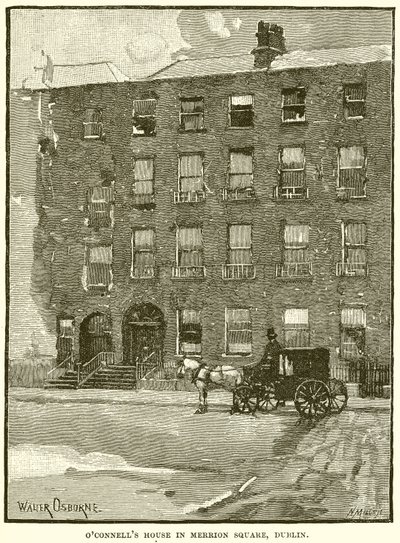 OConnells hus på Merrion Square, Dublin av English School