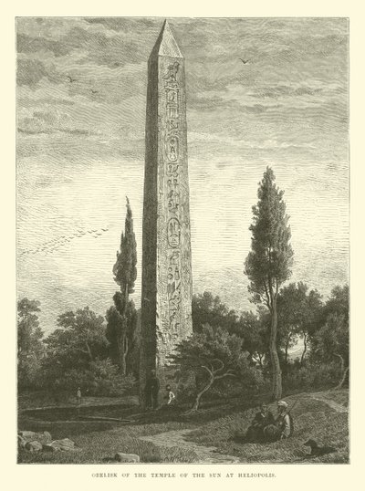 Obelisk av solens tempel i Heliopolis av English School