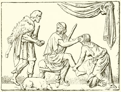 Odysseus igenkänd av sin sjuksköterska av English School